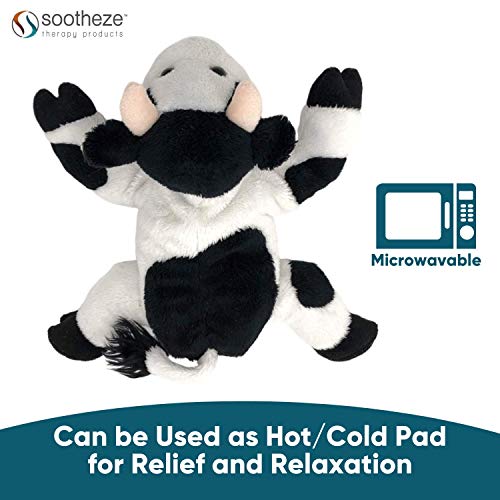 Sootheze Toasty Cow Scented Stuffed Animal Toy Microwavable Hot Cold
