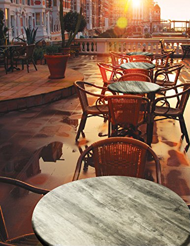 Holland Bar Stool Co. OD36SGryStn Indoor/Outdoor Table Top, Greystone