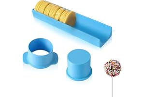 Round Cake Pop Mold Set with 9-Inch Tray, ABS Cake Pop Maker,3D Printed Cake Pop Cutter and Pusher,Wedding Desserts,Birthday 