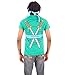 Teenage Mutant Ninja Turtles TMNT Leonardo Costume Green T-Shirt with Blue Eye Mask (Adult Large)