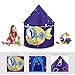 Wonder Space Children Play Tent - Space Rocket Castle Pop Up Kids Playhouse, Ideal Indoor Outdoor Gift Game Toy for Boys and Girls