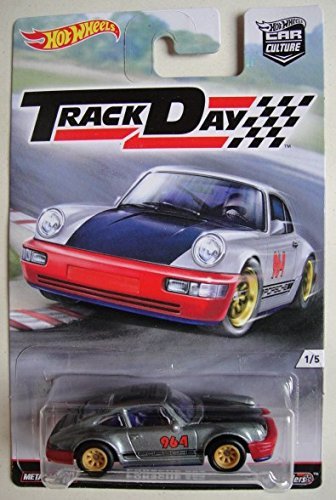 HOT WHEELS CAR CULTURE TRACK DAY GRAY PORSCHE 964 1 OF 5 SERIES