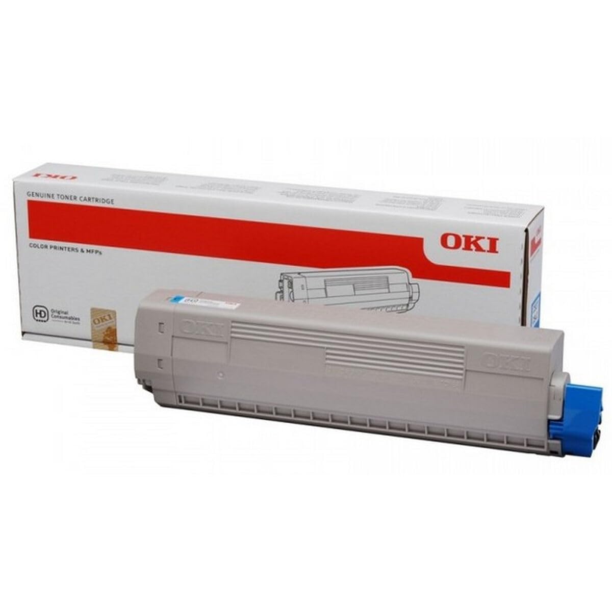 Oki MC861 High Capacity Toner Cartridge - Cyan
