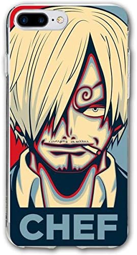 SWDFFG iPhone 7 Plus iPhone 8 Plus Case- Stylish One Piece Chef PC Slim Shockproof Flexible Back Protective Case for iPhone 7 Plus/iPhone 8 Plus