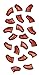 40-Pack RUBY RED GLITTER Soft Nail Caps For Dog Claws * Purrdy Paws Brand (XX-Large)
