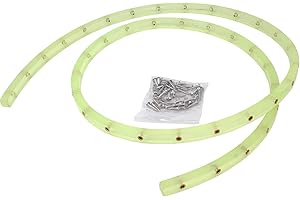 JCFANTS 78inch Flexible Curve Template, Router Template Woodworking Profiling Strip, Professional Contour Flexible Curve Tool Ideal for Wood Curve Pattern Making Tools (Green)