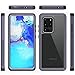 Temdan Designed for Samsung Galaxy S20 Ultra Case, Without Built-in Screen Protector Real Heavy Duty Rugged Shockproof Cases for Samsung Galaxy S20 Ultra 5G 6.9 inch 2020 Release-(Black/Clear)