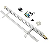 PreAsion Acrylic Heat Bending Machine(110V,1500W，48in) Light Box Heater with Stand PVC Heater Hot Heating Bender