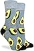 Good Luck Sock Women's Avocado, Gray Socks, Adult, Shoe Size 5-9
