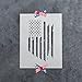 Distressed American Flag Stencil - July 4th, 4th of July