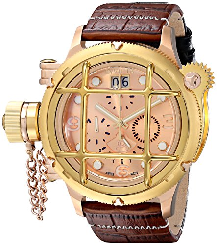 Invicta Men's 17327 Russian Diver Analog Display Swiss Quartz Brown Watch