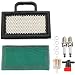 GY20575 LG499486S Air Filter Tune Up Kit for John Deere Lawn Mower Tractor Snow Blower 125 135 145 155C 190C D130 D140 L111 L118 L120 LA120 LA130 LA135 LA140 LA145 LA150 X130R X140 X155R X165