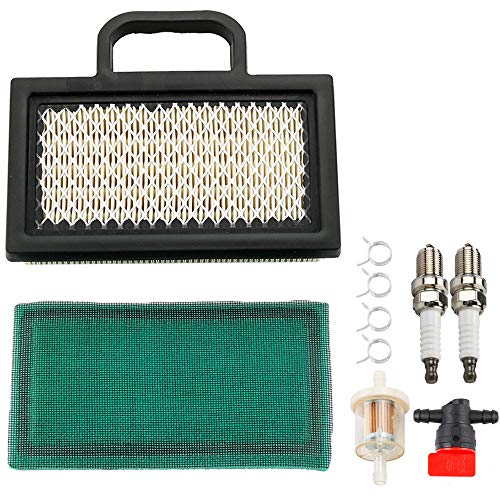 GY20575 LG499486S Air Filter Tune Up Kit for John Deere Lawn Mower Tractor Snow Blower 125 135 145 155C 190C D130 D140 L111 L118 L120 LA120 LA130 LA135 LA140 LA145 LA150 X130R X140 X155R X165