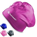 Swimtastic - Long Hair Swim Cap - Specially Designed for Swimmers with Long, Thick, or Curly Hair