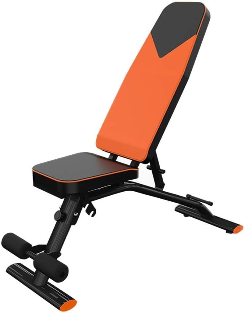 MBDXHJ Workout Bench Adjustable Folded Fitness Equipment