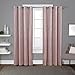 Exclusive Home Velvet Heavyweight Light Filtering Grommet Top Curtain Panel Pair, 54