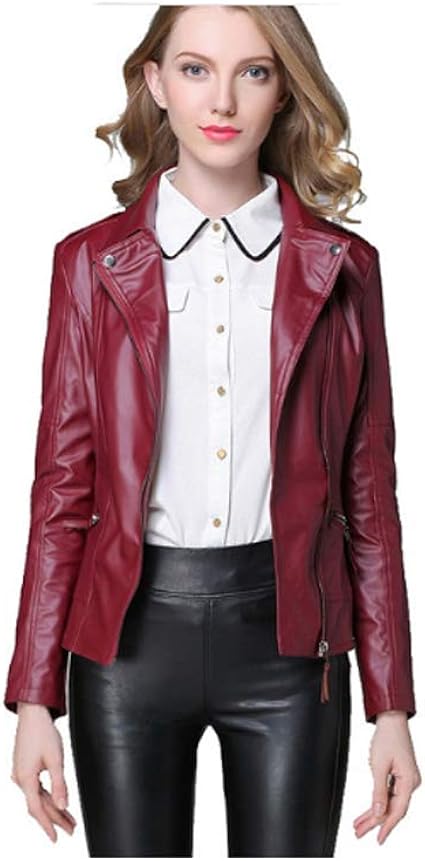 plus size short leather jacket
