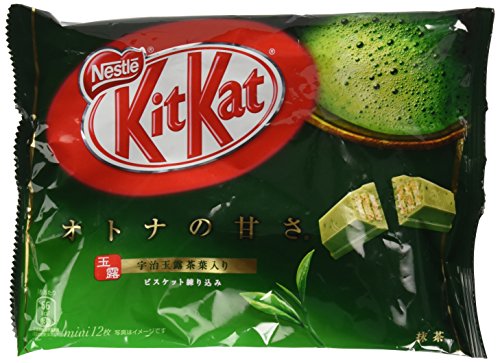 Japanese Kit Kat - Maccha Green Tea Bag 4.91 Oz (Pack of 3) by Nestle [Foods]