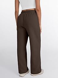 Trendy Queen Womens Wide Leg Sweatpants High