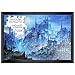 InGooooD- Tranquil Series- Castle in The Night- Basswood Jigsaw Puzzles 1000 Pieces for Adult