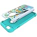 MicroP iPhone 5S Case, iPhone 5 Case,iPhone SE (2016) Case, Hybrid Dual Layer Silicone Plastic Armor Defender Phone Case Cover for Apple iPhone SE (2016) / 5S / 5 (Armor Green Owl)