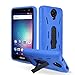 BLU Studio XL 2 S0270UU Cellphone Case, {NFW} Premium Rugged Tough [Hybrid Dual Layer][Heavy Duty Protection][Kickstand] Case Cover (HVD BU-BK)