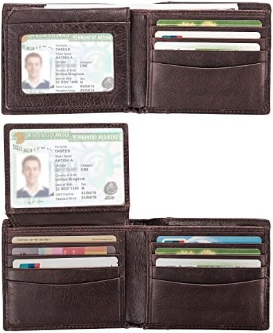 Genuine Leather Wallet for Men RFID Blocking Super Slim Stylish Wallet