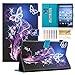 Dteck Case for All-New Amazon Fire HD 10 Tablet (7th Generation, 2017 Release) - Slim Fit PU Leather Folio Stand Smart Cover with Auto Wake/Sleep for Fire HD 10.1 inch, Twinkle Butterfly primary
