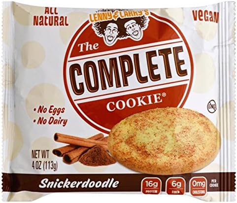 Lenny &amp; Larry's The Complete Cookie, Snickerdoodle EACH (Pack of 14) + (6 Pack of M&amp;M Milk Chocolate 1.69oz)