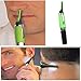 Nose Ear Face Neck Eyebrow Hair Trimmer Unisex LED Lights Shaver Clipper Cleane