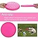 Legendog 2 Pcs Dog Flying Disc Rubber Catcher Toy 9 Inch Large Dog Toys (Pink & Blue)