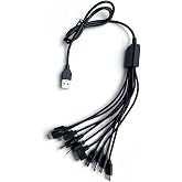 Etigood 10 in 1 Multi Universal USB Charging Cable | Charging Only, No Data Transfer, Compatible with Multiple Cell Phones Speaker MP3 Player &amp; More
