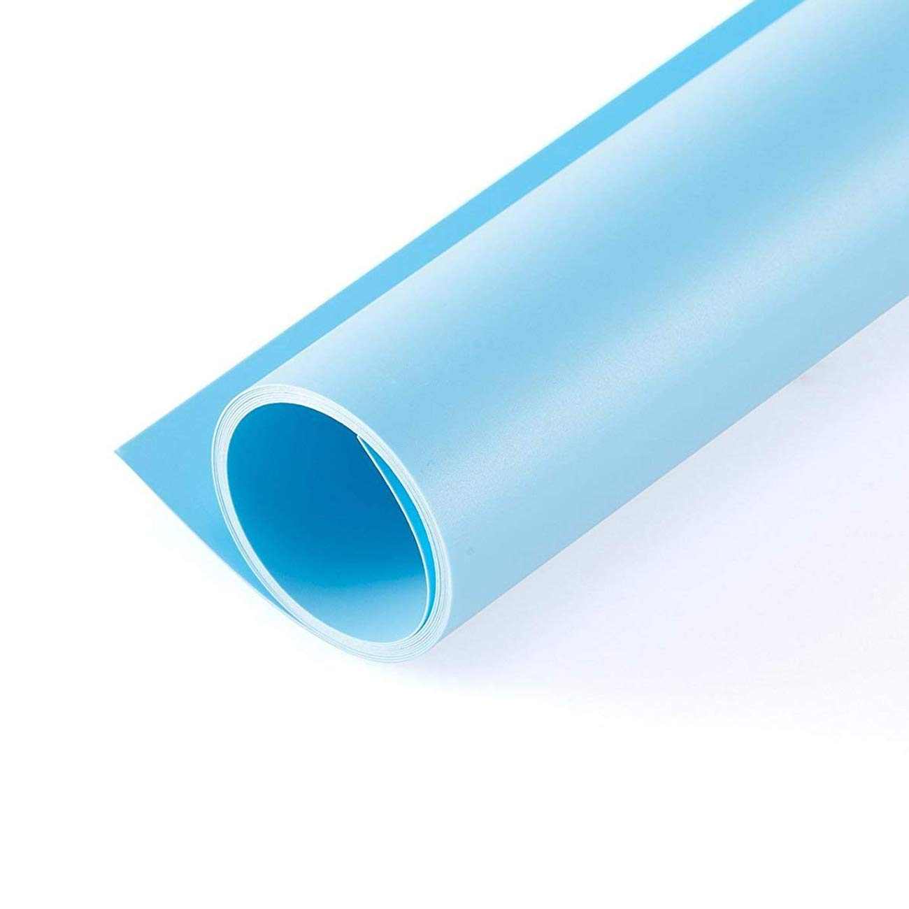 Selens Photography Backdrop PVC Background Vinyl 68x130cm Blue Waterproof Portable for Product Food Photo Studio Flat Lay Props Cosmetics Jewelry Shooting Video Matte