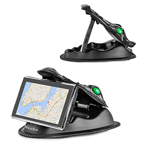 HapGo-GPS-Vehicle-MountGPS-Holder-for-Universal-Smartphone-NonSlip-Dashboard-for-iphone6-78-SeriesXSamsung-S8Note8-GPS-Mount-for-Garmin-Nuvi-TomTom-Via-GO-Other-Smartphones-and-4-7inch-GPS