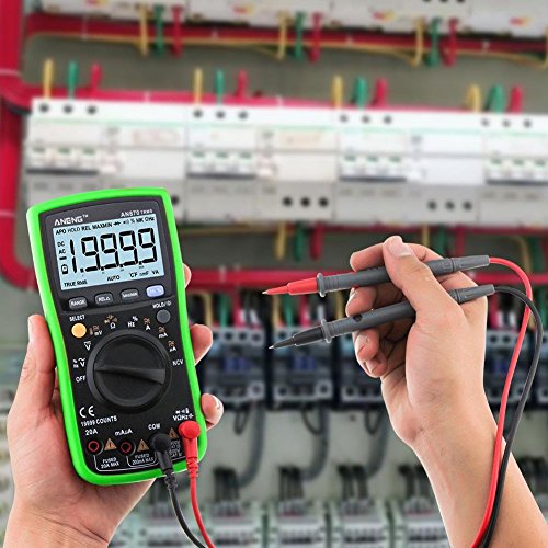 Digital Multimeter ANENG AN870 19999 COUNTS True-RMS Auto Range NCV Ohmmeter AC/DC Voltage Ammeter Current Meter Temperature Measurement