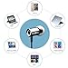 Earbuds Earphones Headphones, VANTEN [Magnetic Wired Earphones][In-Ear Headphones][Earbuds with Mic][Stereo Headsets] 3.5mm Jack for iPhone 6 6s Plus iPad Note Android Phone Tablet Computer PC (black)