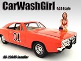 Car Wash Girl Jennifer Figurine / Figure For 1:24 Models by American Diorama 23945