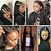 CHEETAHBEAUTY Bob Wigs Human Hair (12inch, Medium Browm with Dark Brown)