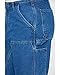 Carhartt Men's Logger Washed Denim Dungaree Pant, Darkstone, 33W x 32L