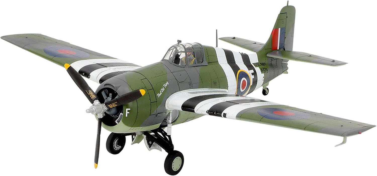TAMIYA 61126 1:48 US Grum. FM-1 Wildcat/Martlet Mk.V - Model Building, Plastic Kit, Military Kit, Standing Model Building