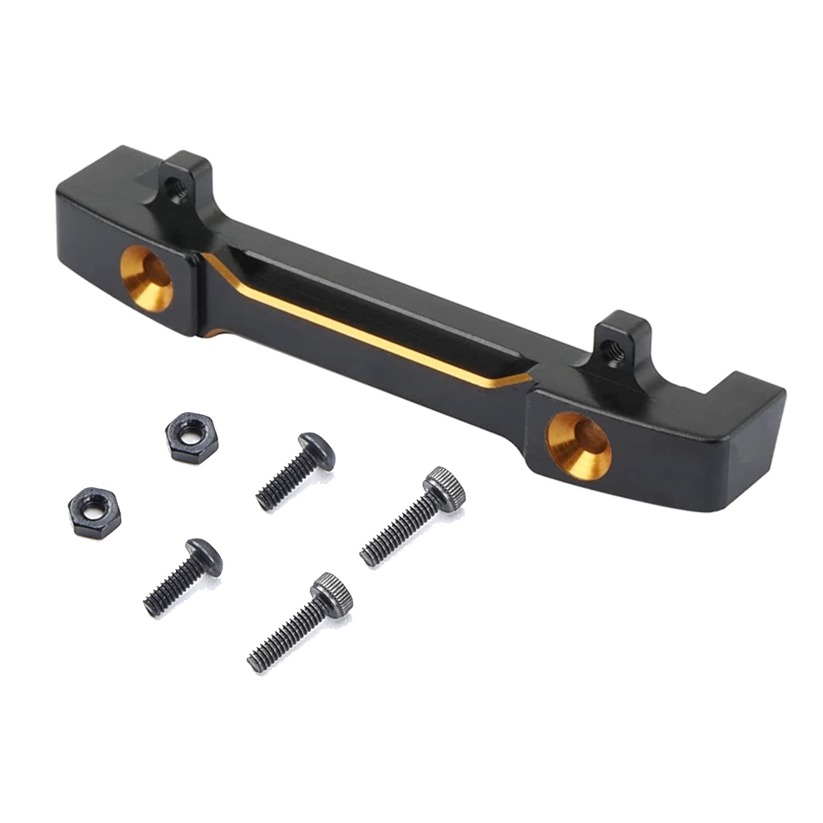 KEEDA RC Metal Alloy Bumper for 1/24 Scale RC Crawler Car Axial SCX24 90081 Upgrade Part (Rear)
