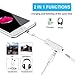 Deegotech Compatible Headphone Adapter Replacement for IP X / 8/8 Plus / 7/7 Plus, 3.5 mm Headphone Jack Splitter, 2 in 1 Audio AUX Music Control Charge Connectorthumb 1