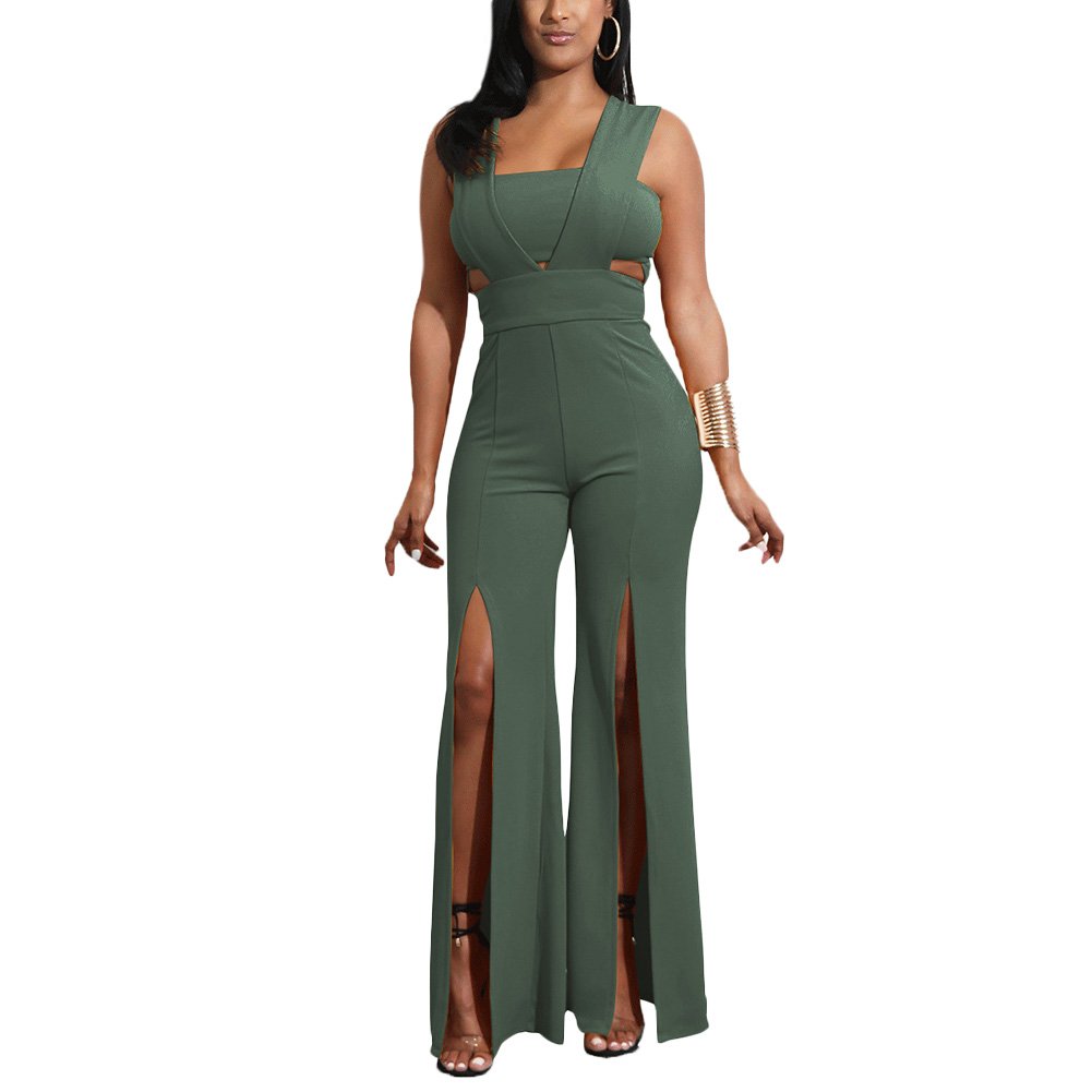 romper pants with slits
