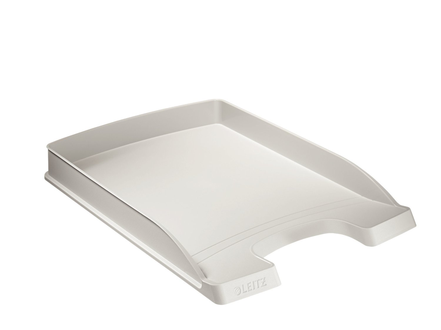 Leitz A4 Letter Tray, Slim, Grey, Plus Range, 52370085