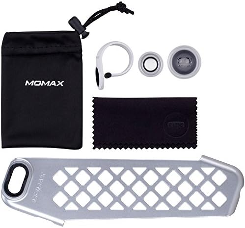StrongFirst 15X Macro Lens, Momax Super Wide Angle Lens, Clip on Cell Phone Lens Camera Lens Kits for iPhone 6Plus iPhone 6s Plus (Silver)