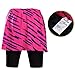 beroy Women Quick Dry and Breathable Cycling Skirt Shorts,Bike Skorts Pantskirt with 3D Padded