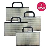 Think Crucial Replacements for Briggs & Stratton/John Deere Air Filter, Compatible with Part # MIU11286, Gy20575, 499486S & 273638S, Fits 18-26 HP Intek V-Twins Engine (4 Pack)