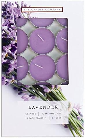 Scented Tealight Lovely Lavendra 15 Pack Tealight Waxmelt Holder Christmas Candle Flickering Party Approx 3 Hour Burn Time Table Setup Special Occasion Function Home Decoration