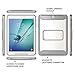 Galaxy Tab S2 9.7 Case, YOUMAKER Full-body Heavy Duty Protective Case with Kickstand and Built-in Screen Protector for Samsung Galaxy Tab S2 9.7 inch (2015 Release) - White/Gray