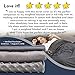 Snuggle Pro Reversible Duvet Cover for Weighted Blankets - 60 x 80 Inches Queen Size - All Season Cooling Bamboo and Soft Minky - Removable and Machine Washable - Grey